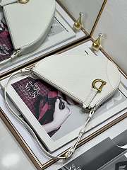 Dior Saddle Shoulder Pouch Latte Goatskin Size 20 x 15 x 4 cm - 2