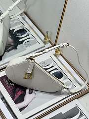 Dior Saddle Shoulder Pouch Latte Goatskin Size 20 x 15 x 4 cm - 5