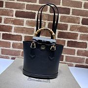 Gucci Diana Small Tote Bag Black ‎750396 Size 22 x 20.5 x 11.5cm - 1