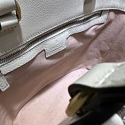 Gucci Diana Small Tote Bag White ‎750396 Size 22 x 20.5 x 11.5cm - 2