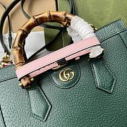 Gucci Diana Small Tote Bag Green 702721 Size 27x24x11 cm - 2