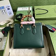 Gucci Diana Small Tote Bag Green 702721 Size 27x24x11 cm - 1
