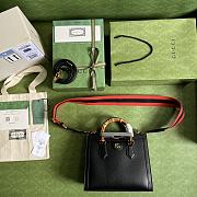 Gucci Diana Small Tote Bag Black 702721 Size 27x24x11 cm - 2