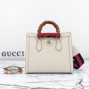 Gucci Diana Small Tote Bag White 702721 Size 27x24x11 cm - 1