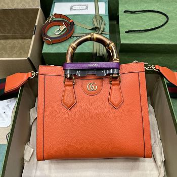Gucci Diana Small Tote Bag Orange 702721 Size 27x24x11 cm