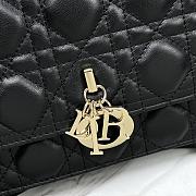 Miss Dior Top Handle Bag Black Cannage Lambskin M0997 Size 24 x 14 x 7.5 cm - 2