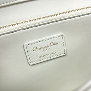 Miss Dior Top Handle Bag Latte Cannage Lambskin M0997 Size 24 x 14 x 7.5 cm - 4