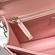 Miss Dior Top Handle Bag Pink Cannage Lambskin M0997 Size 24 x 14 x 7.5 cm - 5