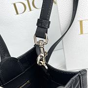 Small Dior Book Tote Black Macrocannage Calfskin Size 26.5 x 21 x 14 cm - 4