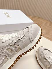 C'est Dior Sneaker Ecru Suede Calfskin and Mesh - 5