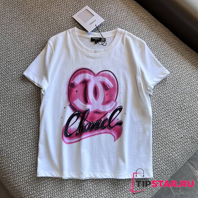 Chanel T-Shirt Cotton White P74383 - 1