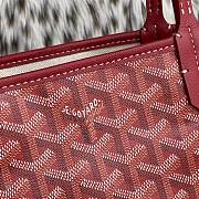 Goyard Pet Carrier Chien Gris Bag Red Size 27 x 15 x 33.5 cm - 3