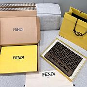 Fendi FF Scarf Brown Wool And Cashmere - 5
