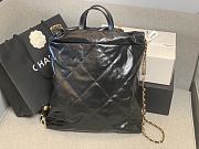 Chanel Large Backpack Chanel 22 Black AS3313 Size 51 × 40 × 9 cm - 5