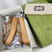 Gucci Women's GG Sneaker Beige & Ebony 676092 - 3