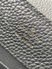 Louis Vuitton M23947 Capucines East-West MM All Black Size 33 x 19 x 9 cm - 3