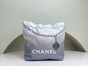 Chanel 22 Mini Handbag White & Silver AS3980 Size 20 × 19 × 6 cm - 1