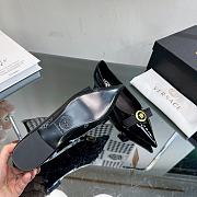 Versace Gianni Ribbon Flats Black - 5