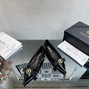 Versace Gianni Ribbon Flats Black - 4