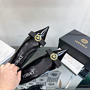 Versace Gianni Ribbon Flats Black - 3