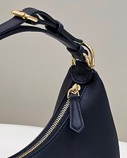 Fendigraphy Small Black Leather Bag Black Size 29x24.5x10 cm - 2