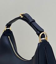 Fendigraphy Small Black Leather Bag Black Size 29x24.5x10 cm - 3