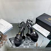Versace Crystal Medusa '95 Sandals Black 11cm - 3