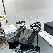 Versace Crystal Medusa '95 Sandals Black 11cm - 1