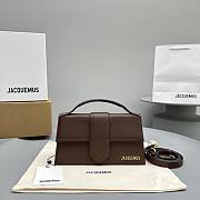 Jacquemus Le Grand Bambino Crossbody Flap Bag Brown Size 23.5x13 cm - 1