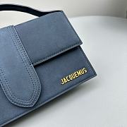 Jacquemus Le Grand Bambino Crossbody Flap Bag Dark Navy Size 23.5x13 cm - 3