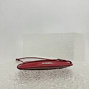 Jacquemus Le Bisou Ceinture Belted Shoulder Bag Red Size 26 x 14 cm - 3
