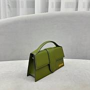 Jacquemus Le Grand Bambino Crossbody Flap Bag Khaki Green Size 23.5x13 cm - 4
