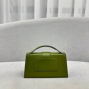 Jacquemus Le Grand Bambino Crossbody Flap Bag Khaki Green Size 23.5x13 cm - 3