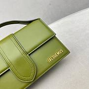 Jacquemus Le Grand Bambino Crossbody Flap Bag Khaki Green Size 23.5x13 cm - 5