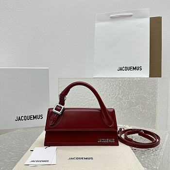 Jacquemus Le Chiquito Long Boucle Red Size 22 x 10.5 cm