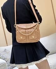 Chanel Hobo Bag Brown Camel AS4743 Size 19 × 24.5 × 5 cm - 4