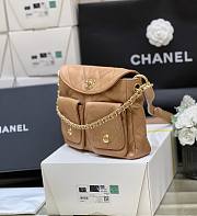 Chanel Hobo Bag Brown Camel AS4743 Size 19 × 24.5 × 5 cm - 2