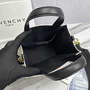 Givenchy Medium G-Tote Shopping Bag In Canvas Black Size 37x13x26cm - 5