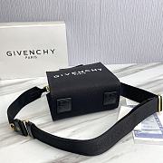 Givenchy Mini G-Tote Shopping Bag In Canvas Black Size 19x8x16cm - 2