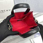 Givenchy Mini G-Tote Shopping Bag In Canvas Black Size 19x8x16cm - 3