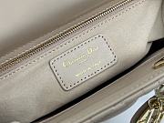 Small Lady Dior My ABCDIOR Bag Sand-Colored Cannage Lambskin Size 20x17x8 cm - 2