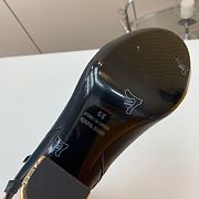 Fendi Delfina Black Leather High-Heeled Boots - 5