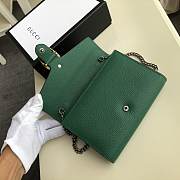 Gucci Dionysus Leather Mini Chain Bag Green 401231 Size 20x13x6 cm - 5