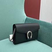 Gucci Dionysus Leather Mini Chain Bag Black 401231 Size 20x13x6 cm - 2
