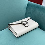 Gucci Dionysus Leather Mini Chain Bag White 401231 Size 20x13x6 cm - 4