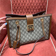 Gucci Padlock Medium GG Shoulder Bag 479197 Brown Size 35x23.5x14 cm - 1