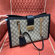 Gucci Padlock Medium GG Shoulder Bag 479197 Black Size 35x23.5x14 cm - 1