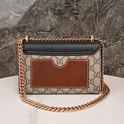 Gucci Padlock Small GG Shoulder Bag Black ‎409487 Size 20x12x8cm - 3