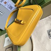 Gucci Jackie 1961 Mini Shoulder Bag 637091 Yellow Size 19x13x3cm - 4