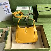 Gucci Jackie 1961 Mini Shoulder Bag 637091 Yellow Size 19x13x3cm - 2